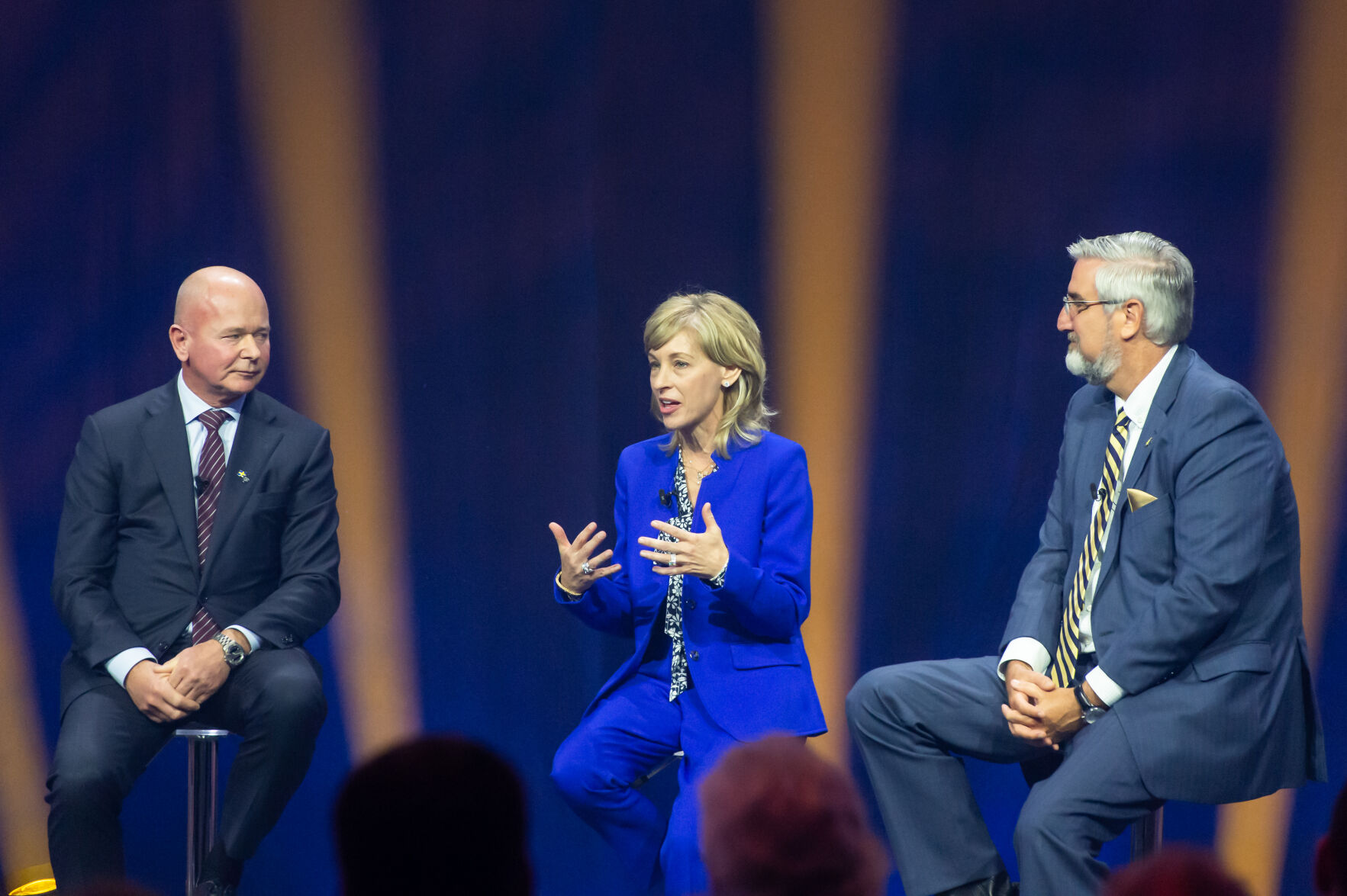 10/13/21 Saab Grand Opening, Micael Johansson, Leanne Caret, Eric Holcomb talk about the partnership between Saab and Boeing